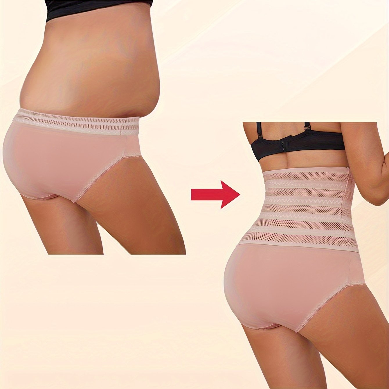 High-Waisted Shaping Panties for Women, Designed to Control The Abdomen And Lift The Hips.