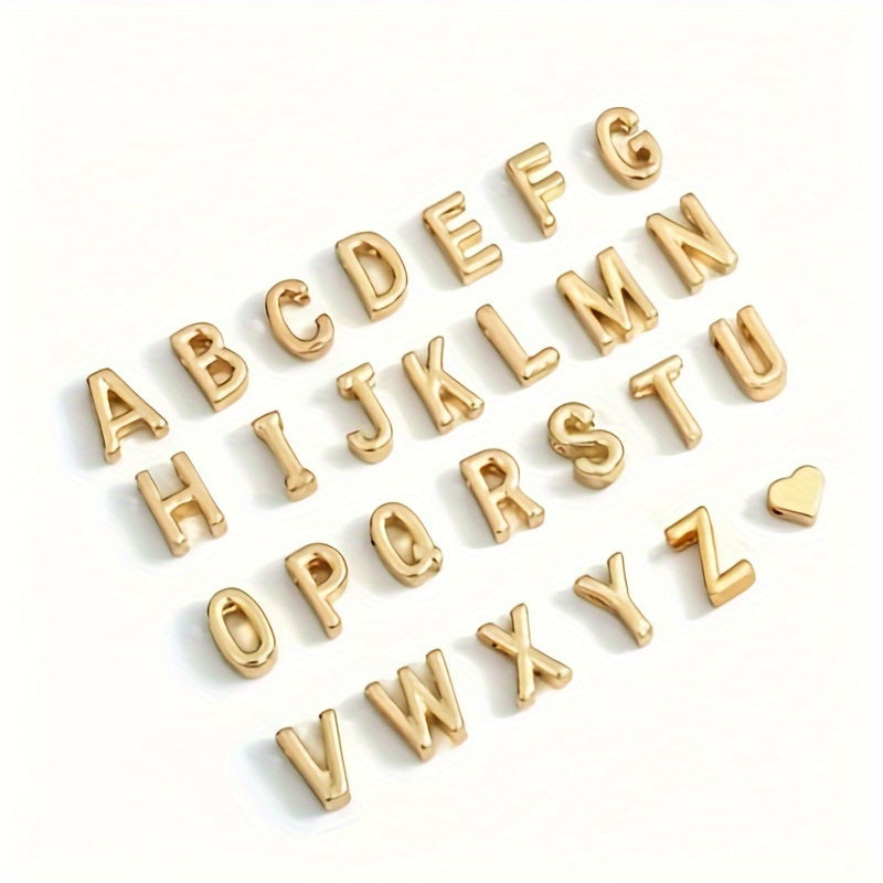 1 Necklace + 1 Bracelet Minimalist Alphabet Jewelry Set - Trendy Letter Design, Personalized Initial, Versatile Party Accessory for Daily Outfits, Perfect Gift Idea with U-Choose Alphabet Option