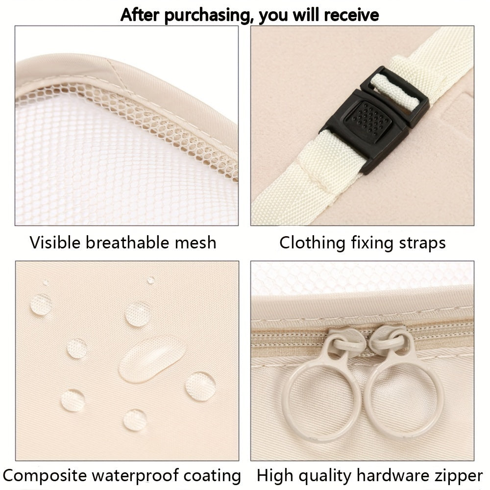 Seven-Piece Set Large Capacity Waterproof Travel Organizer Bag for Clothes, Pants, Shoes, and Socks