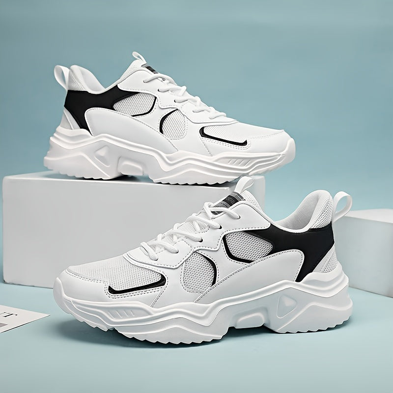 Men's Lightweight Breathable Lace Up Casual Sport Shoes Sneakers