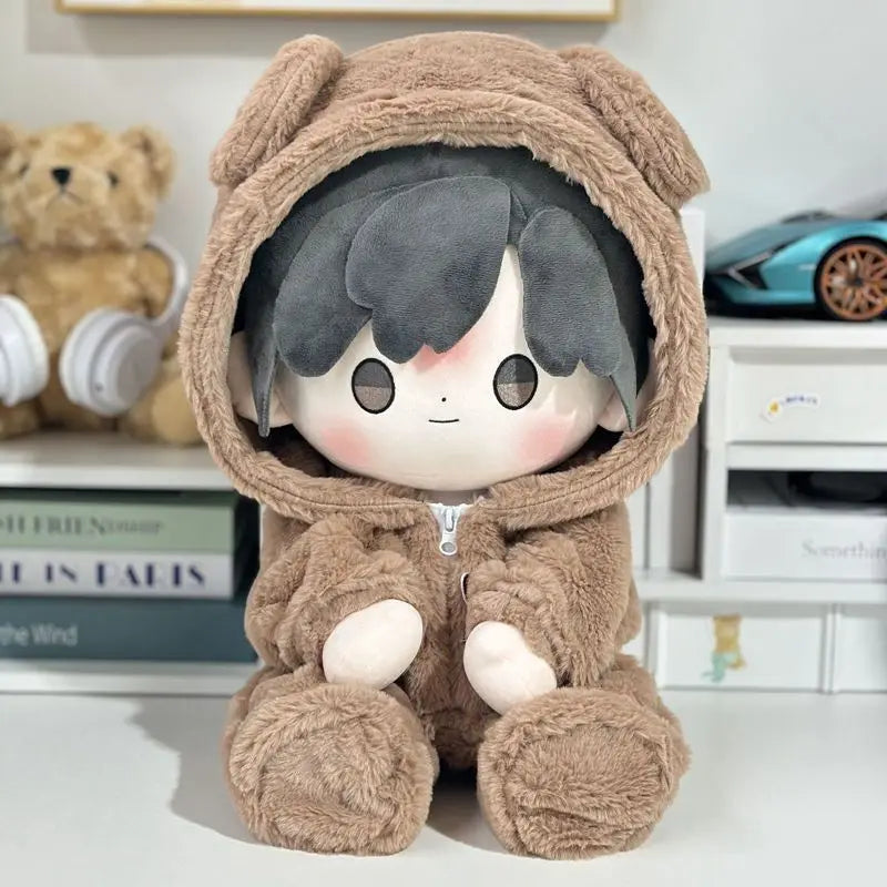 40cm Cotton Sitting Dolls' Clothes Non-attribute Doll Clothes Accessories Cute Jumpsuit Cartoon Dress-up Plush Toy Children Gift