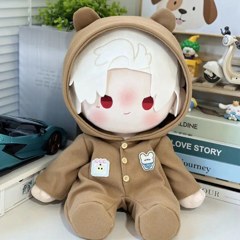 40cm Cotton Sitting Dolls' Clothes Non-attribute Doll Clothes Accessories Cute Jumpsuit Cartoon Dress-up Plush Toy Children Gift