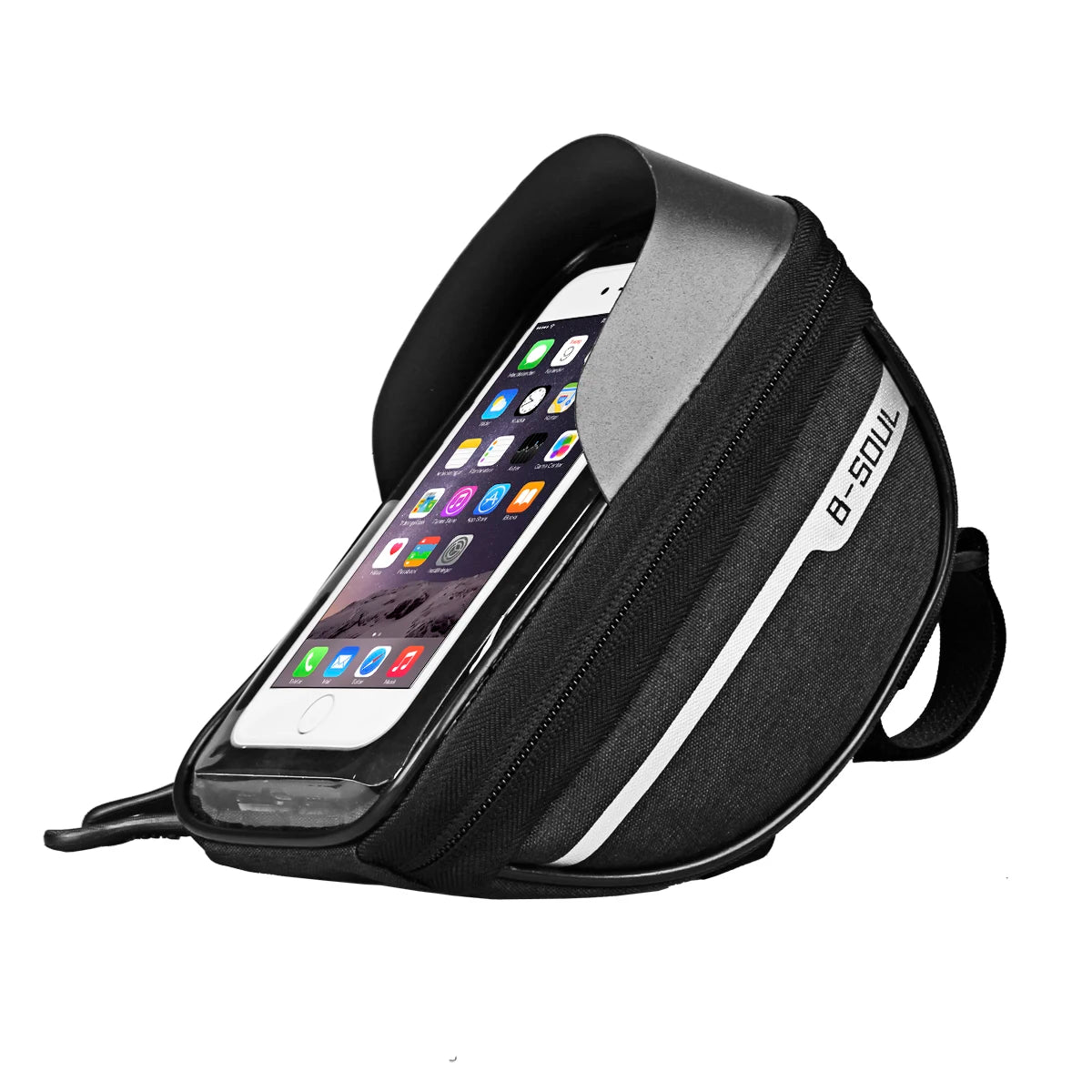 B-SOUL Bicycle Bag Front Bag Handlebar Bag Mobile Phone Bag Horizontal Bag Mountain Road Bike Riding Accessories