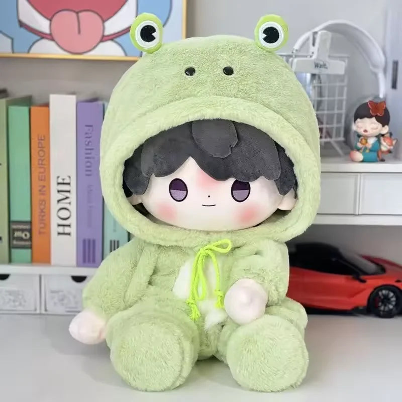 40cm Cotton Sitting Dolls' Clothes Non-attribute Doll Clothes Accessories Cute Jumpsuit Cartoon Dress-up Plush Toy Children Gift