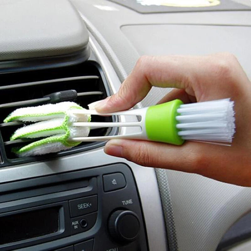 Car Air Conditioning Outlet Cleaning Brush Dust Remover Auto Dusting Blinds Keyboard Cleaner Car Interior Cleaning Accessories