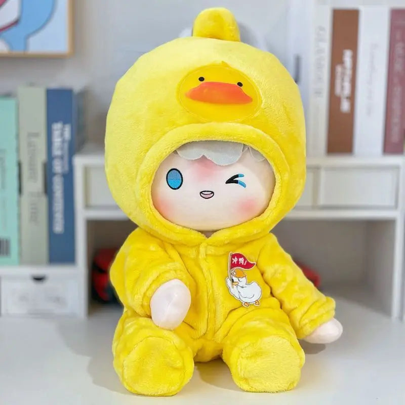 40cm Cotton Sitting Dolls' Clothes Non-attribute Doll Clothes Accessories Cute Jumpsuit Cartoon Dress-up Plush Toy Children Gift