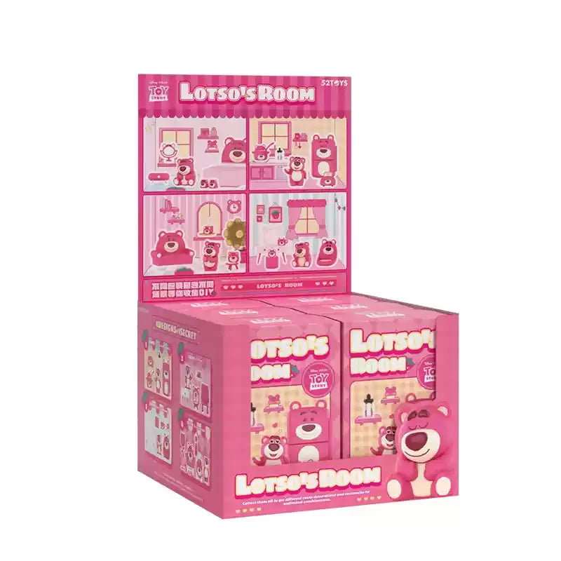 52toys Toy Story Lotso's Room Blind Box Hand-Made Ornaments Collectible Art Toys Decorative Gifts Trendy Room Decor