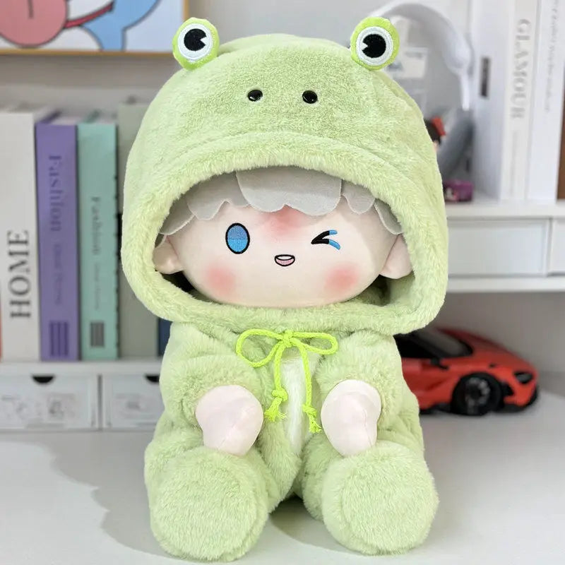 40cm Cotton Sitting Dolls' Clothes Non-attribute Doll Clothes Accessories Cute Jumpsuit Cartoon Dress-up Plush Toy Children Gift