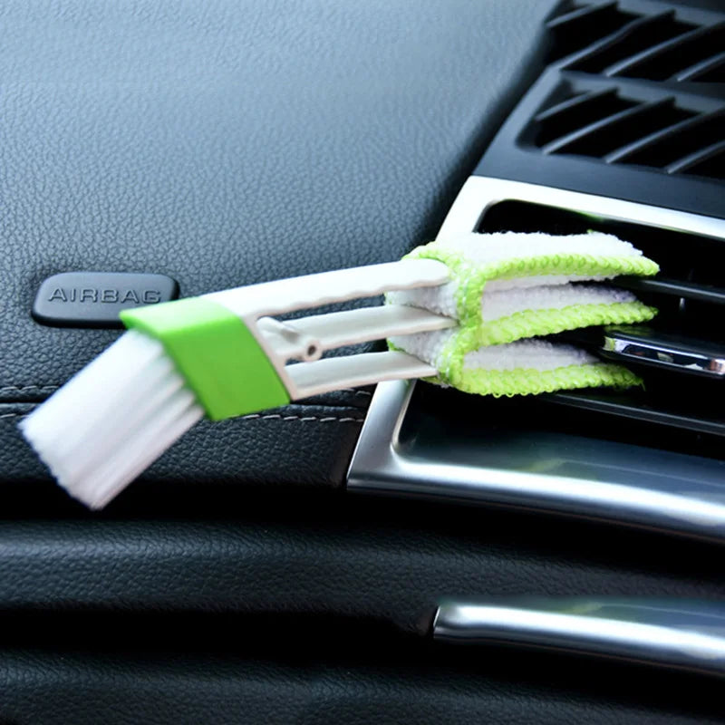 Car Air Conditioning Outlet Cleaning Brush Dust Remover Auto Dusting Blinds Keyboard Cleaner Car Interior Cleaning Accessories