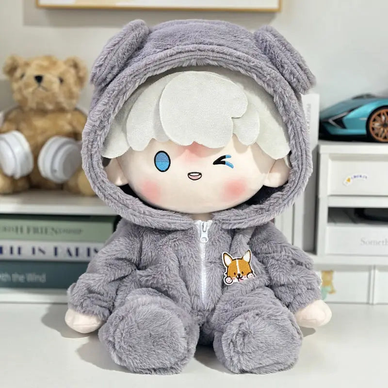 40cm Cotton Sitting Dolls' Clothes Non-attribute Doll Clothes Accessories Cute Jumpsuit Cartoon Dress-up Plush Toy Children Gift