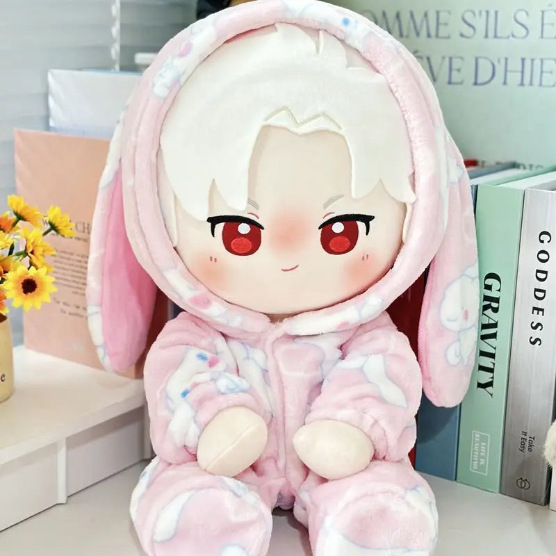 40cm Cotton Sitting Dolls' Clothes Non-attribute Doll Clothes Accessories Cute Jumpsuit Cartoon Dress-up Plush Toy Children Gift