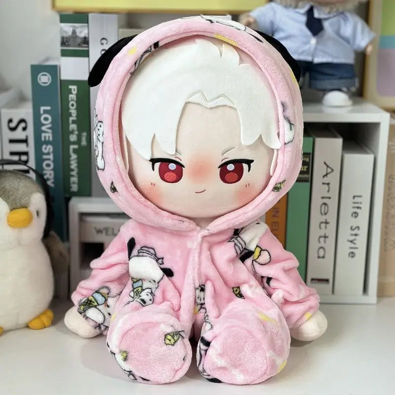 40cm Cotton Sitting Dolls' Clothes Non-attribute Doll Clothes Accessories Cute Jumpsuit Cartoon Dress-up Plush Toy Children Gift