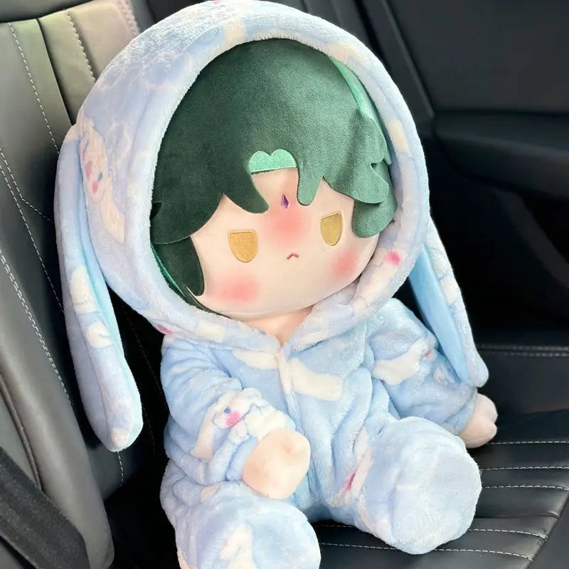 40cm Cotton Sitting Dolls' Clothes Non-attribute Doll Clothes Accessories Cute Jumpsuit Cartoon Dress-up Plush Toy Children Gift