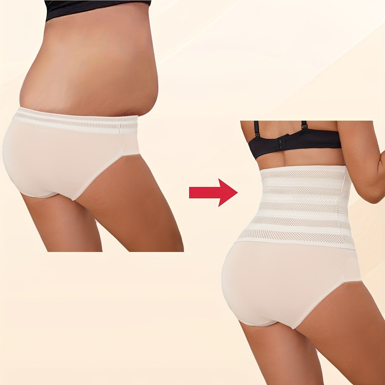 High-Waisted Shaping Panties for Women, Designed to Control The Abdomen And Lift The Hips.